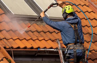 Démoussage et hydrofuge de toiture à Watten